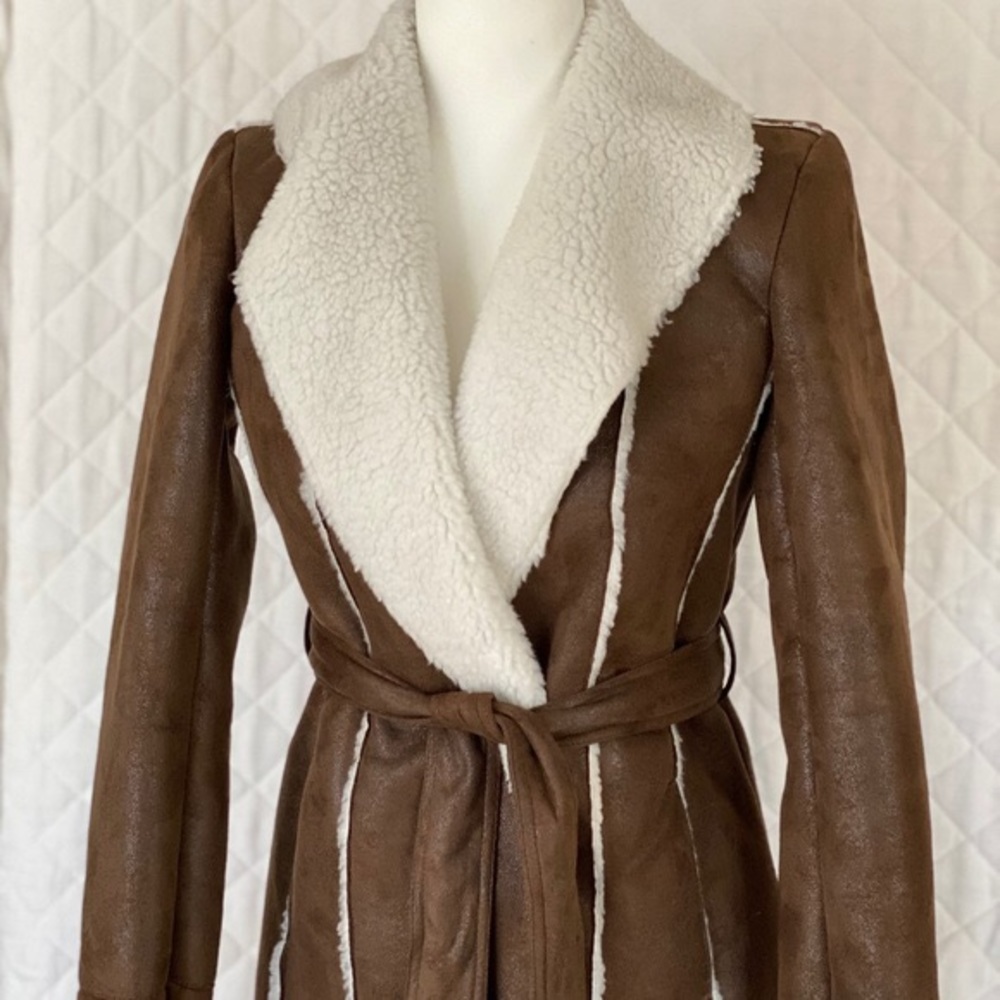 Kenneth Cole Feaux Sherpa Jacket | XL